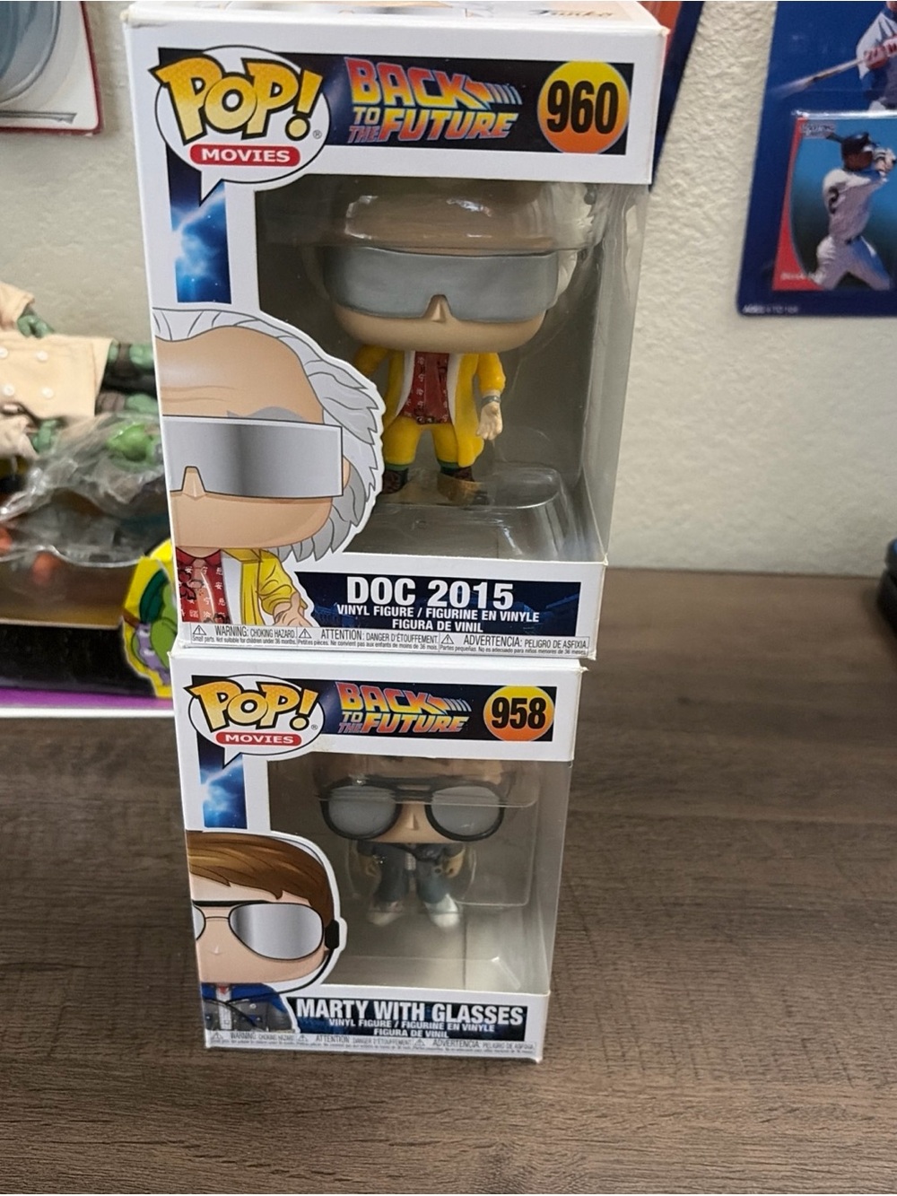 Funko POP! Movies Back to the Future Doc and Marty  2015 Vinyl Figure - Yellow